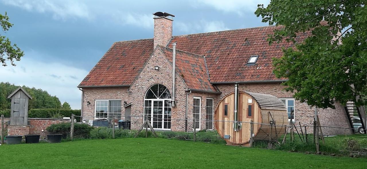 B & B Victors Hof, Met Zwemvijver In Landelijke Setting Lievegem Esterno foto